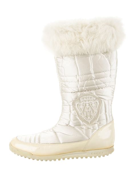 gucci slouch snow boot|gucci snow romance boots.